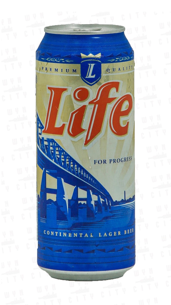 Life Continental Beer Can 50cl